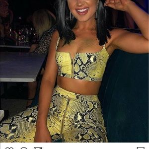 Oh Polly snake print matching set